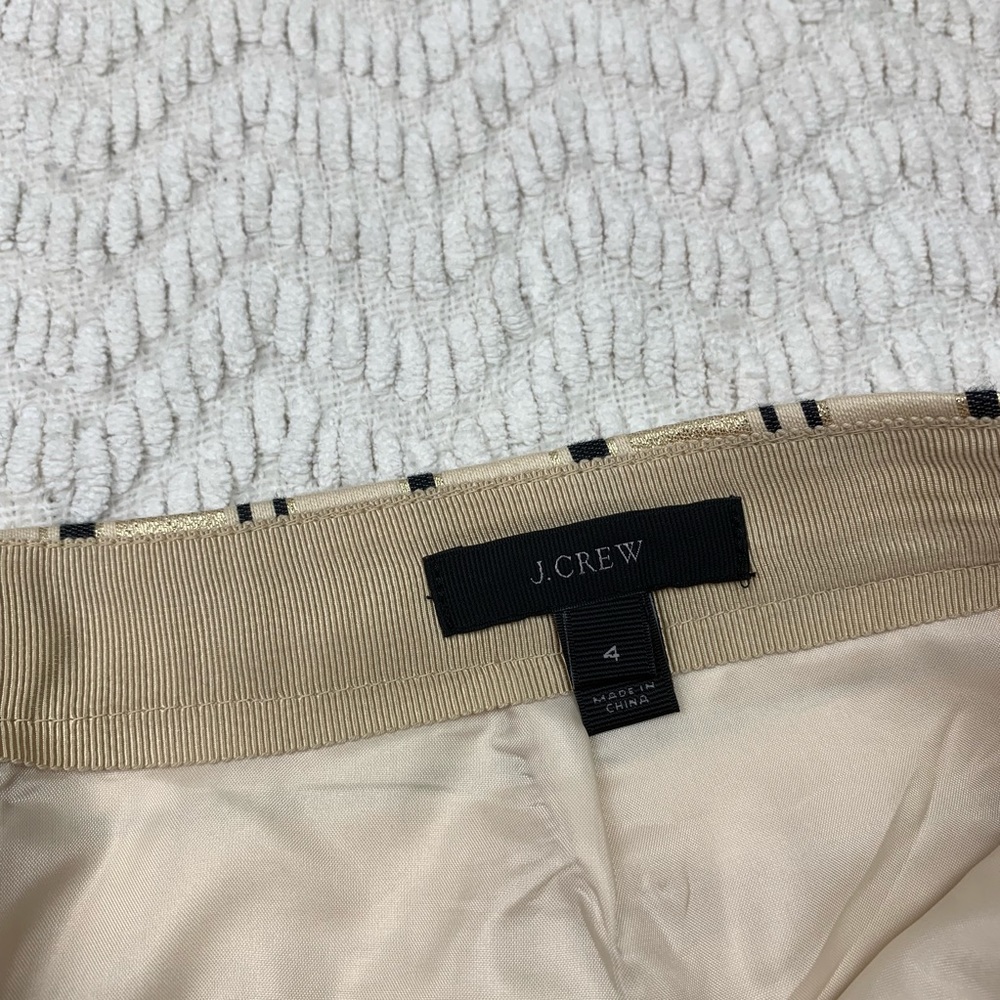 J. Crew Striped Pencil Skirt - Picture 3 of 6